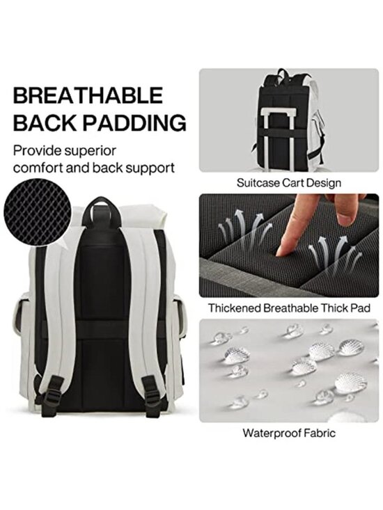 Mixi 17in Travel Laptop Backpack Waterproof Lightweight Carry On Weekender Bag main image 4